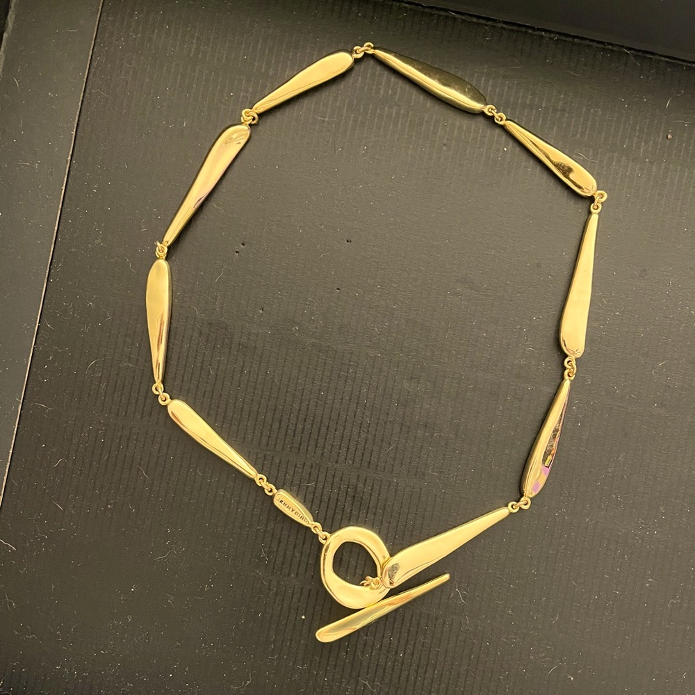 Jenny bird gold toggle necklace